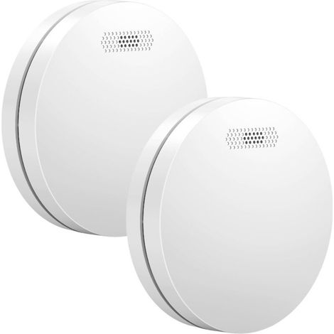 Détecteur de fumée Aroha Safety Pro - Batterie 10 ans - Détecteur de fumée - Alarme incendie - 2 pièces (1/5)