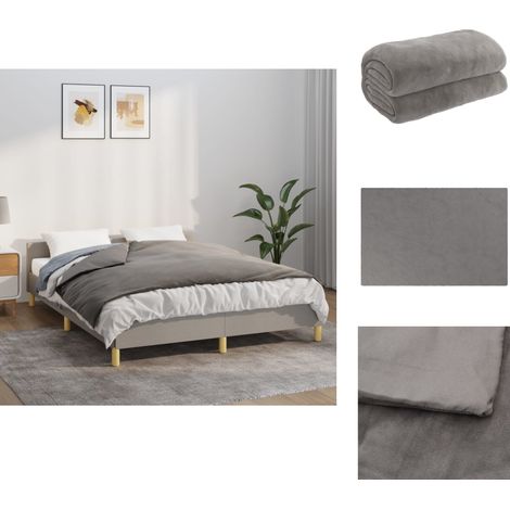 Decken - Living Gewichtsdecke mit Bezug Grau 120x180 cm 5 kg Stoff (1/5)