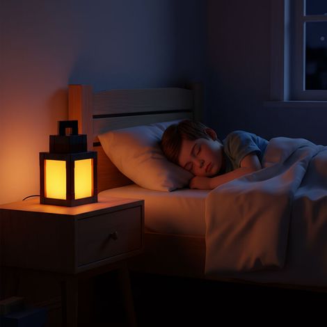 Wiederaufladbare LED-Nachtleuchte mit USB-Anschluss und Pixelstruktur – Wandmontierte Stimmungslaterne mit Fernbedienung, 16 Farben für Schlafzimmer und Spielzimmer