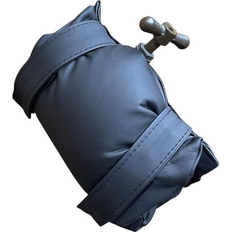 Couvercle de robinet extérieur d'hiver, couvercle de robinet épaissi, isolation d'hiver, isolation antigel en cuir PU et coton, chaussettes de robinet de jardin extérieur réutilisables (1/5)