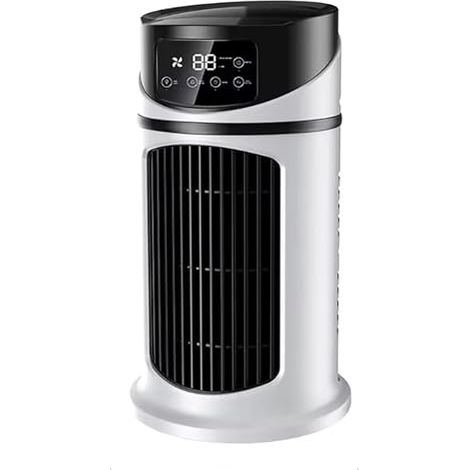 Climatiseur de refroidissement avec vitesses réglables et minuterie – Refroidisseur d'air personnel avec humidificateur pour chambre à coucher, salon, bureau (1/5)