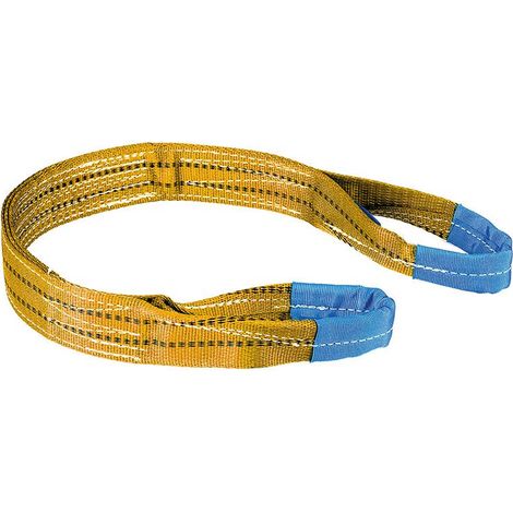 Elingues plates en polyester pour levage de 5 tonnes 3 m 5/3000