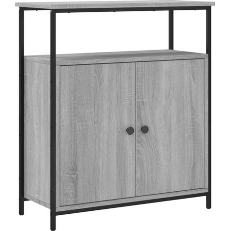 Credenza buffet cassettiera mobile contenitore organizer cucina soggiorno salonsonoma 70 x 30 x 80 cm pannelli compositi grigio 020036499