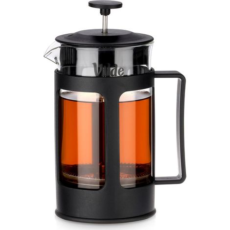 Cafetière et théière à piston en verre 600 ml (1/5)