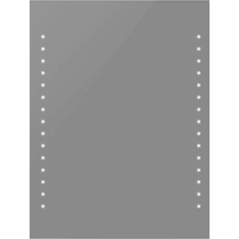 Maison Exclusive - Badspiegel mit LED-Leuchten 60×80 cm