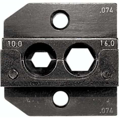 624 074 3 01 Rennsteig Werkzeuge GmbH Crimpeinsatz für gedrehte Kontakte Querschnitt 10mm² - 16mm² - 1 Stück