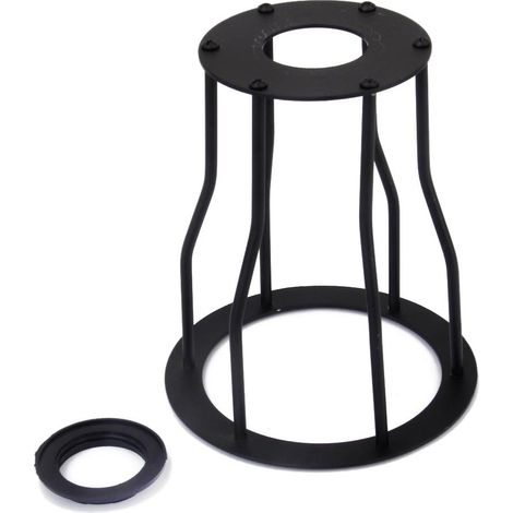 Abat-jour Suspendu Vintage En Fer Noir, Sans Fil, Pour Lampe Suspendue E27 (1/5)