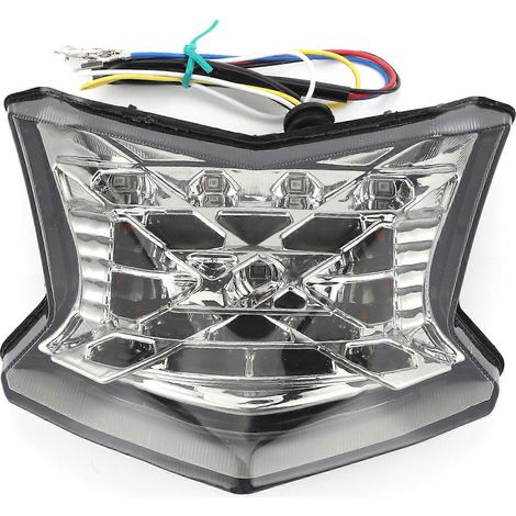 Motorrad-LED-Rücklichteinheit mit transparenter Linse, passend für Kawasaki Z900/Z650/Ninja 650 2017–2019
