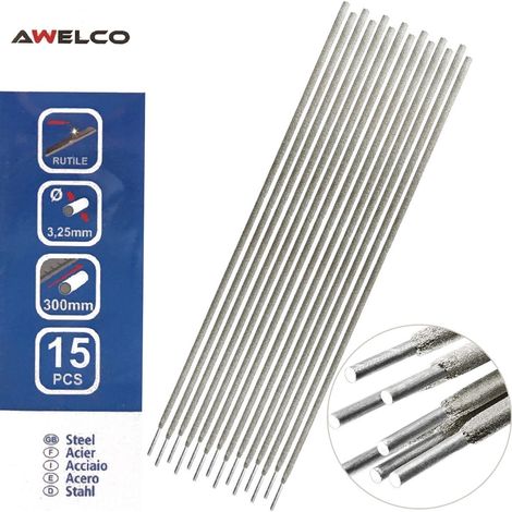 Elettrodi rutilici Awelco ark-el - Ø 3,25 mm - l. 300 mm - pz 15