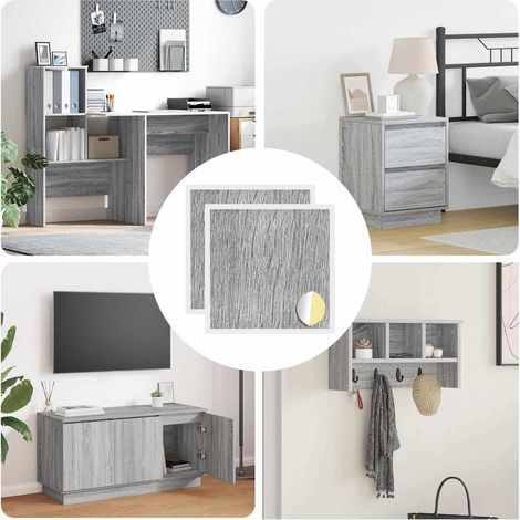 Selbstklebende Schraubenabdeckung 2 pcs Graues Sonoma