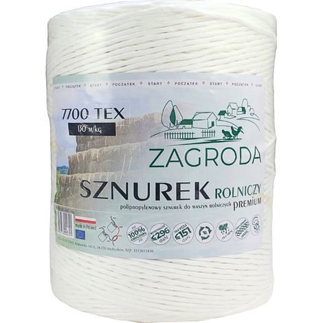 Polypropylenschnur ZAGRODA TEXT-7700 PN-EN-ISO 4167 1170 m (1/3)