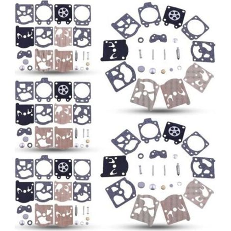 Lot de 5 Kits de Réparation de Diaphragme de Carburateur pour Stihl FS36 FS40 FS44 FS72 FS74 FS75 FS76 FS80 FS81 FS85 FS86 Tondeuse (1/5)