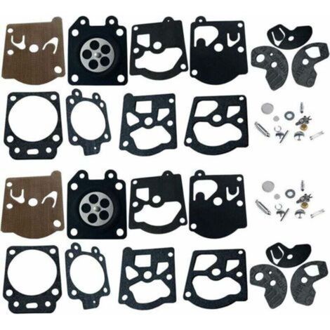 2 Packs Carbu Kit de Réparation, Membrane et Joints Pour Carburateur Walbro K10-WAT WA & WT Séries Stihl 028 FS40 FS44 FS85 Dolmar 103 105 108 111 Husqvarna Poulan McCulloch Partner Echo etc.