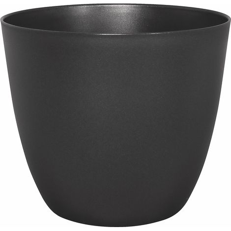 Übertopf Pure round 25 cm anthrazit