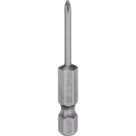 Embout De Tournevis Cruciforme 00 Ph00 2" (50mm) Long Acier S2 (1/5)