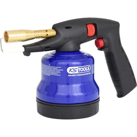 KS Tools Universal-Kartuschenlötgerät mit Piezo-Zündung, blau