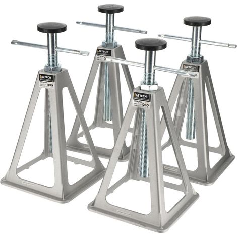 Lot de 4 Chandelles aluminum pour caravane Capacité 900 Kg par chandelle