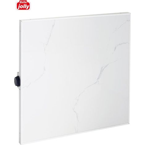 Bella Jolly Infrarot Keramik-Heizkörper 60 cm x 60 cm, 440 Watt mamoroptik Heizgeräte