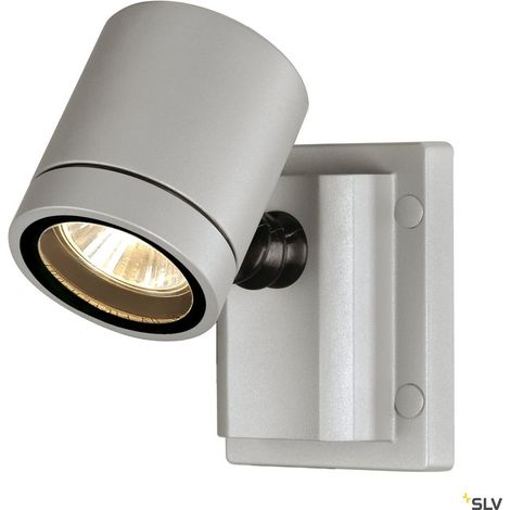 Applique MYRA gris QPAR51 GU10 max. 50W IP55 - SLV - 233104