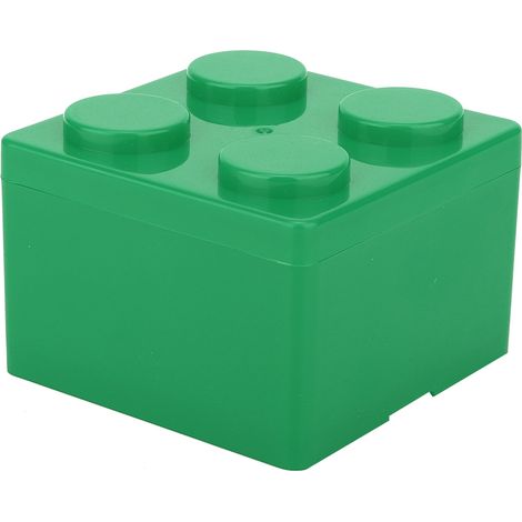 Boîte De Rangement Cosmétiques Blocs De Construction Diy Organisateur Bureau Vert 1 Pièce (1/5)