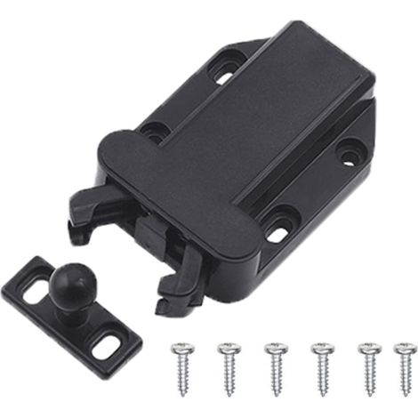 Loquet à ouverture par simple pression pour portes de placards (1/5)