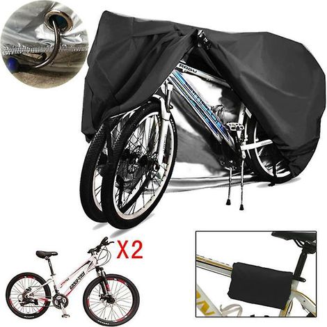 housse De Vlo Deux Cte Cte Tanche La Pluie, La Crme Solaire Et La Poussire Bande Tanche 210d-210d-2xl Taille Deux Cte Cte (0,6 Kg) 200x 85 X (1/3)