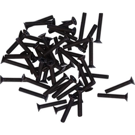 50 Stück Senkkopfschrauben, Flachkreuz M4 A2-70, Verbindungsteil für Reparatur und Wartung, M4x25 (1/5)