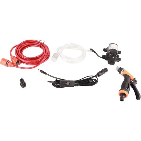 Nettoyeur Haute Pression Portable, Pompe à Eau Pistolet de Pulvérisation avec Tuyau, Pour Auto, Animal Domestique, Fenêtre, Arrosage et Camping (1/5)
