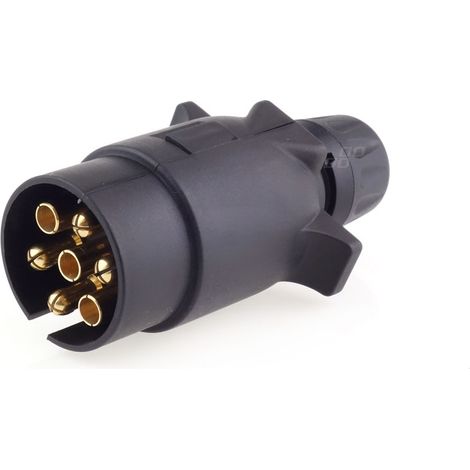 7-poliger Anhängerstecker mit Mutter amio-02144 (1/3)