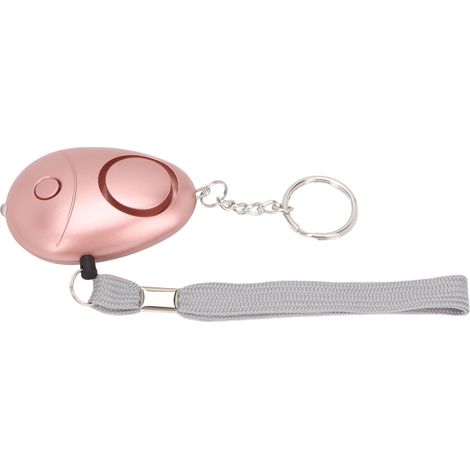 Alarme personnelle portable Safe Sound 130 dB avec voyants LED pour femmes, hommes, enfants et personnes âgées, couleur or rose (1/5)