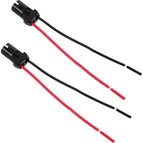 2 Pièces Rallonge pour Douille D'ampoule T10 Connecteur de Prise de Voiture de Douille en Cuivre et Caoutchouc Compatible Ampoules (1/5)