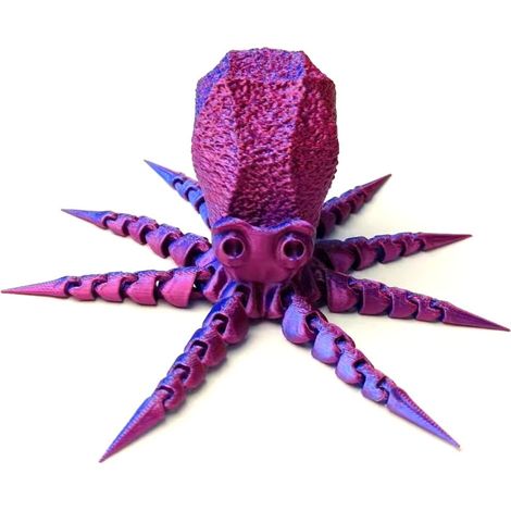 Figurine Poisson 3D Imprimée - Articulée - Décoration Aquarium - Modèle Ornemental - 1 Pièce (1/3)