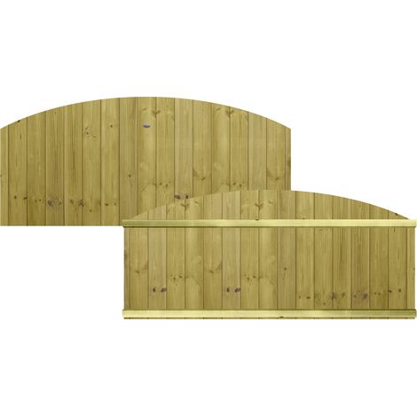 Premier 6ft x 2ft Tongue & Groove Semi-Braced Garden Dome Top Panel