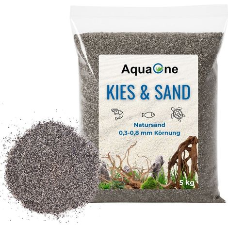 5 Kg Zambesi Aquariensand "Premium Qualität" 0,3-0,8mm Bodengrund Aquariumsand
