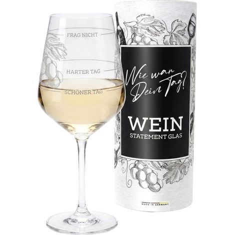 Verre à vin XL 530 ml Cadeau amusant pour hommes et femmes Verres à vin blanc (1/5)