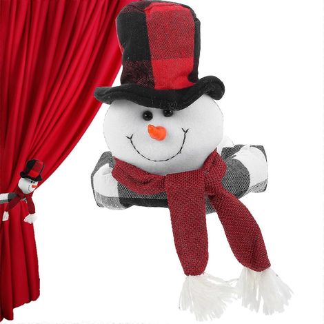 Boucle de rideau de Noël, embrasse de rideau, attache de rideau-48X17CM