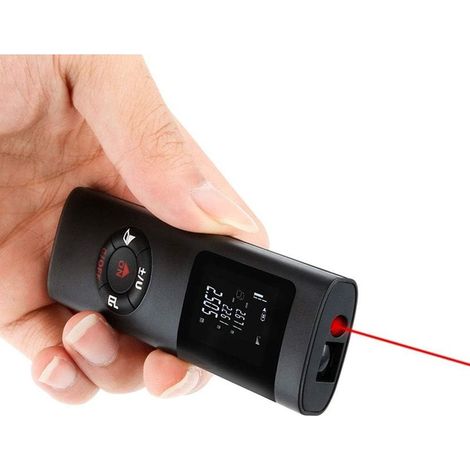 Mesure laser, 40 m - Télémètre laser avec batterie rechargeable au lithium, distance de mesure, calcul de la surface, du volume (1/5)