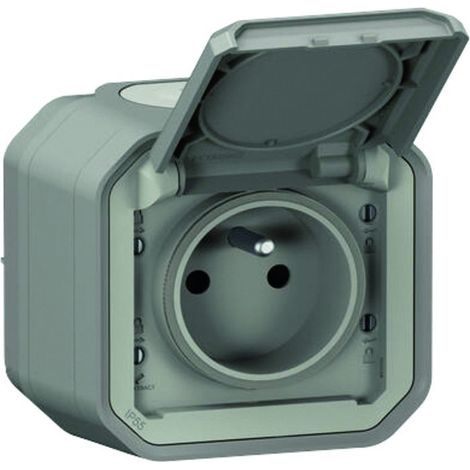 Plexo 2p+t F/b Grau Erhaben