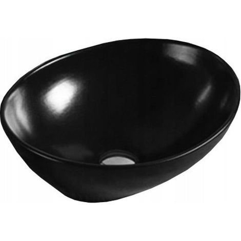 Mexen Elza Aufsatzwaschbecken 40 x 33 cm, Schwarz - 21014070 (1/2)