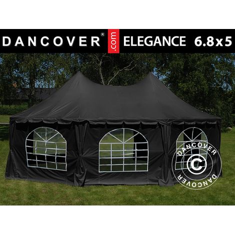 Marquee Elegance 6.8x5 m, Black - Dancover