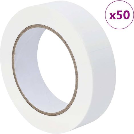 Rubans de masquage pour peintre 50 pcs Blanc 30mm x 50m Papier CFW943437 (1/5)