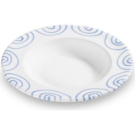 Gmundner Ceramics Blu fiammato, Piatto fondo Gourmet (Ø 24 cm) (1/3)