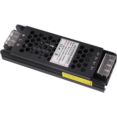 Alimentation LED 120W 12V CC boîtier ajouré refroidissement rapide transformateur tension constante AC100-264V (1/5)
