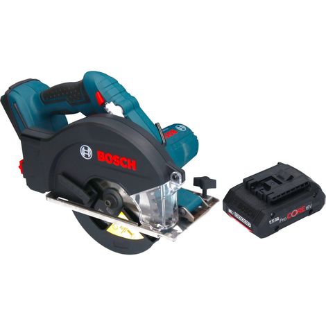 Bosch GKM 18V-50 Professional Scie circulaire portative sans fil pour le métal 18 V 136 mm Brushless + 1x batterie ProCORE 4,0 Ah - sans chargeur
