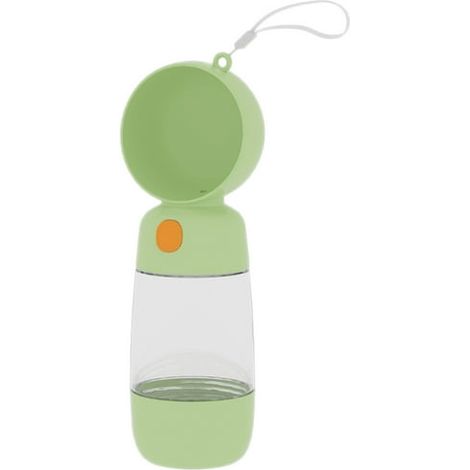 Borraccia portatile per animali domestici, ideale per le passeggiate all'aperto con il cane, dotata di dispenser d'acqua integrato, comoda per viaggi e attività fisica.