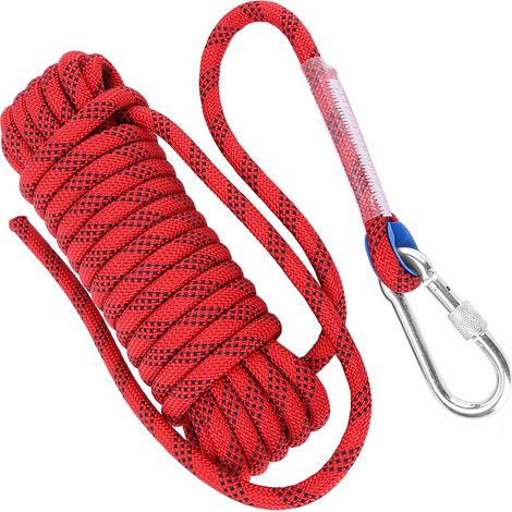 Corde Paracord 12mm Rouge pour Fabrication de Bracelets et Accessoires (10 mètres) (1/5)