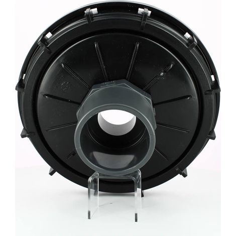 Multicuves – Couvercle de cuve à eau 1000L – Diamètre intérieur 220 mm – Prise PVC 75/90 mm – Polypropylène et PVC pour usage eau