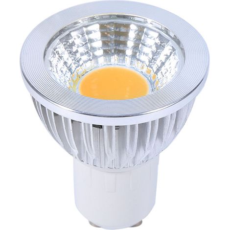 Spot Led GU10 - 3 W - Blanc Chaud - Technologie COB - Pour Éclairage Intérieur - Lot de 10 (1/2)
