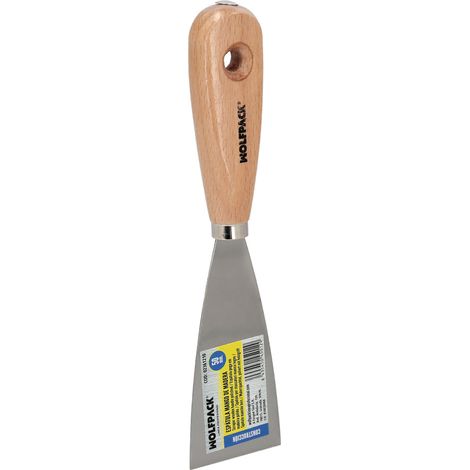 Manico in legno Spatola Lama 50 mm. (1/3)
