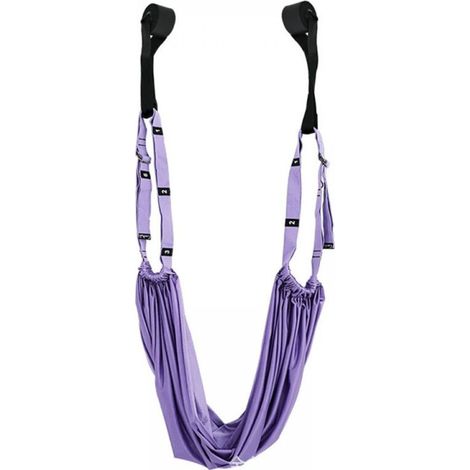 Leg Stretcher Strap, Backbend Training Belt with Door Anchor, Flexibility Trainer Stretching Equipment Assist Stretch Strap for Fitness Gymnastics Dance Aerial Yoga Ballet (1/5)